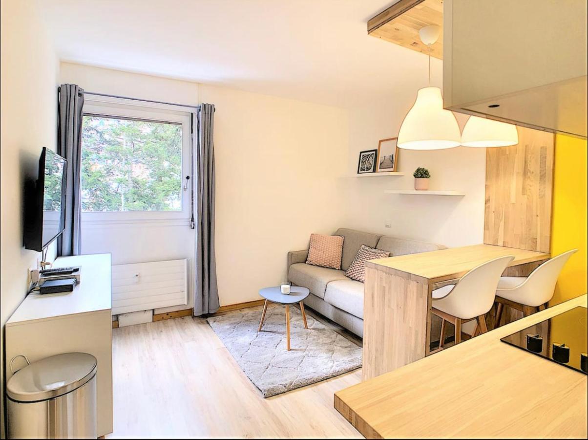 Centre Saint-Gervais Studio Jaune Moderne Proche Telecabine 2 Pers Dış mekan fotoğraf